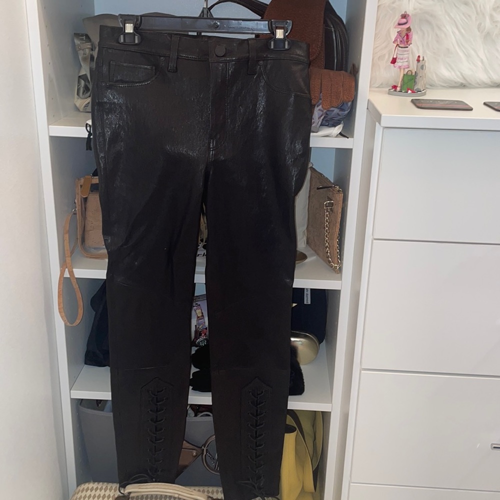 never worn leather pants